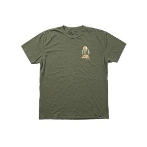 Into the Am T-Shirt Mens Flat Green Sz XXL Graphic Wilderness Logo Comfy Outdoor